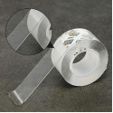 DOUBLE SIDED TRANSPARENT MOUNTING TAPE DELI A35201 (25.4MM X1.5M 1INX59IN)