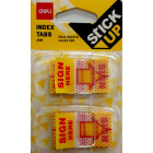 DELI STICK UP FLAGS A101 SIGH HERE 44X25MM 50X2 SH