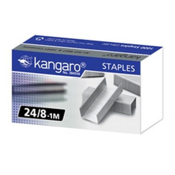 KANGARO STAPLER PINS NO 24/8 (1M)STAPLES 1X1000