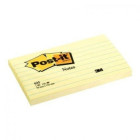 POST-IT 3M 635 (76X127MM) 3"X5" STICKY NOTE LINED YELLOW