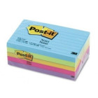 POST-IT 3M 635 5AU (76X127MM)3"X5" STICKY NOTE LINED ULTRA COLORS, PACKET OF 5 PCS