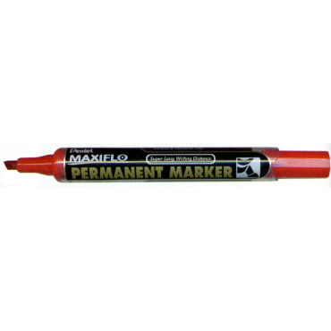 DOLLAR WHITEBOARD MARKER #90 CHISEL TIP RED, BOX OF 12 PCS
