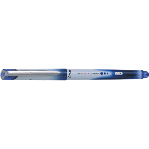 PILOT V-BALL GRIP VB-5  ROLLER BALL BLUE PEN 0.5 MM,BOX OF 12 PIECES