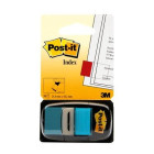 POST-IT FLAGS 3M 680-23 BRIGHT BLUE  1" x 1.7" 50 SH