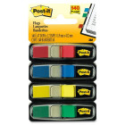POST-IT FLAGS 3M 683-4  0.47" x 1.7", 4 COLOR ,RED-BLUE-YELLOW-GREEN -35 SH