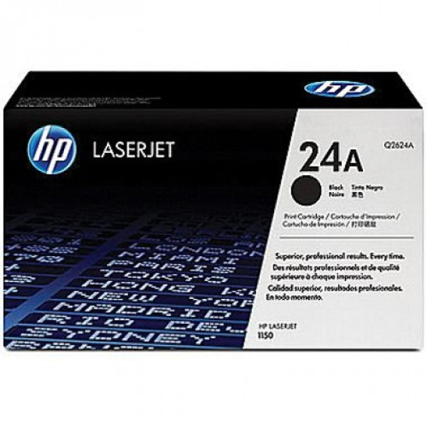 HP 24A LASERJET TONER CARTRIDGE BLACK Q2624A (1150)