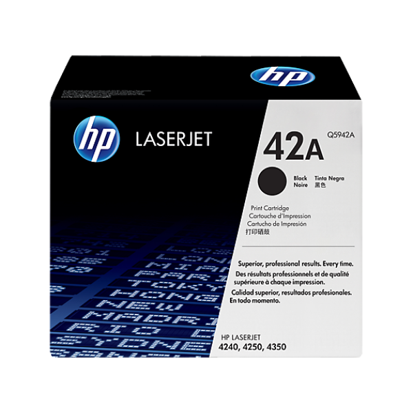 HP 42A LASERJET TONER CARTRIDGE BLACK Q5942A (4250/4350)