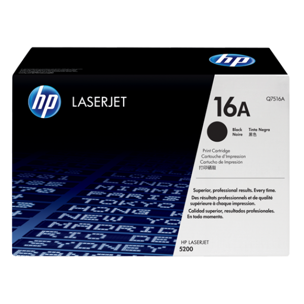 HP 16A LASERJET TONER CARTRIDGE BLACK Q7516A (LJ 5200)