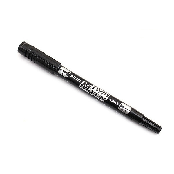 PILOT TWIN MARKER DOUBLE-SIDED FINE BLACK