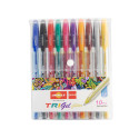 UNIMAX TRI GEL GLITTER GEL INK PEN 10 COLORS 1.0MM
