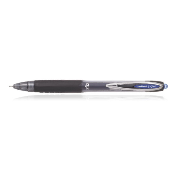 UNIBALL SIGNO FINE RETRACTABLE UMN-207 BLUE GEL PEN 0.7 MM, BOX OF 12 PCS