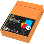 FIS A4 FSPWA4POR COLOR PAPER ORANGE 80GSM 500 SHEETS PER REAM