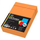 FIS A5 FSPWA5POR COLOR PAPER ORANGE 80GSM 500 SHEETS PER REAM
