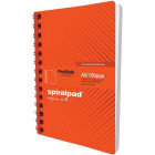 PROMATE 100% RECYCLED SPIRAL PAD A5 100 PAGES ASSORTED COLORS