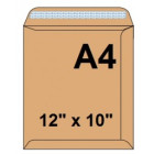  FIS ENVELOPES 12"X 10" MANILA BROWN 90 GSM, BOX OF 50 PCS