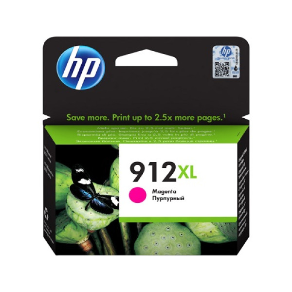 HP 912 XL MAGENTA HIGH YIELD ORIGINAL INK CARTRIDGE 3YL82AE