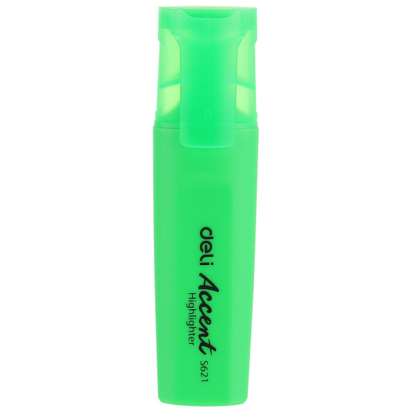 DELI HIGHLIGHTER ES621 GREEN 1-5MM CHISEL