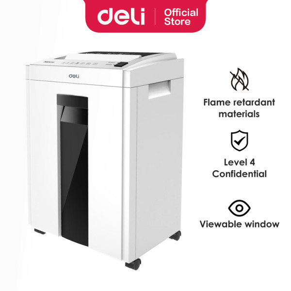 DELI ET053 WT PAPER SHREDDER 23L 16 SHEETS WHITE