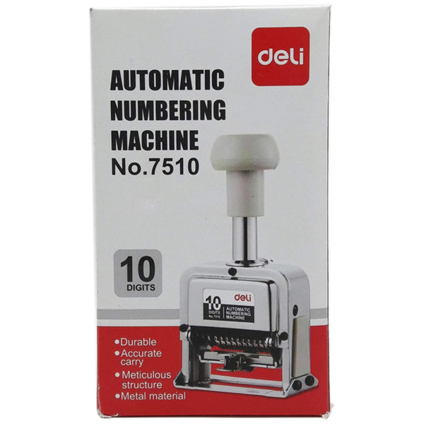 DELI 7510 10 DIGITS AUTOMATIC NUMBERING MACHINE 