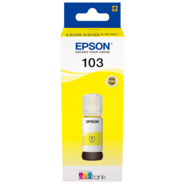 EPSON 103 INK CARTRIDGE YELLOW 65ML C13T00S44A
