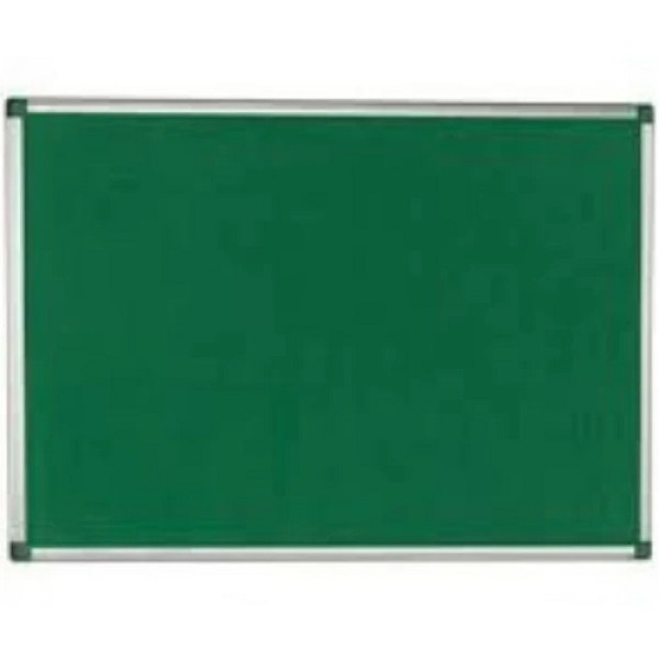  SUPER DEAL FELT NOTICE BOARD ALUMINIUM FRAME 60CMX90CM GREEN