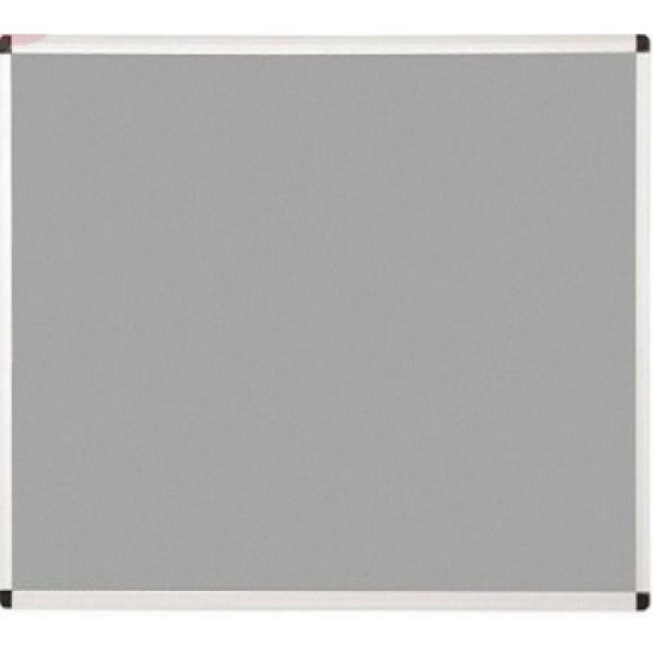 SUPER DEAL FELT NOTICE BOARD ALUMINIUM FRAME 60CMX90CM GREY