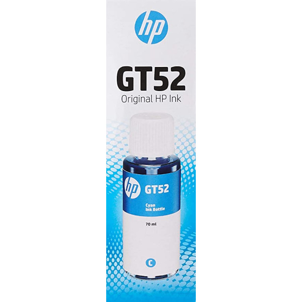 HP GT52 ORIGINAL CYAN INK BOTTLE 70ML MOH54AE