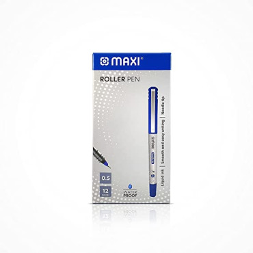 PENTEL PERMANENT MARKER MAXIFLO PE-NLF50-C BLUE BULLET TIP, BOX OF 12 PCS