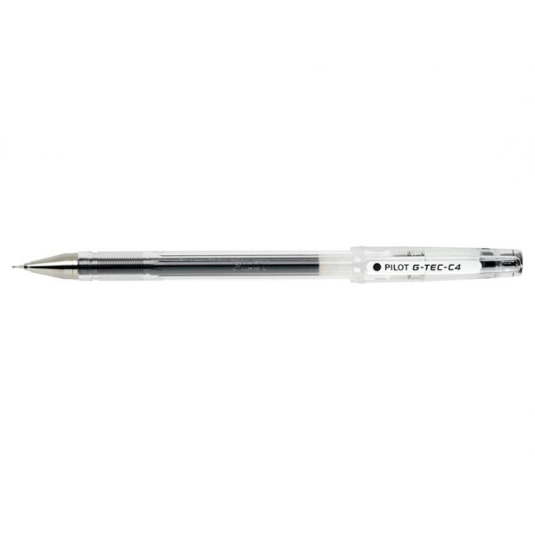 PILOT G-TEC-C4 MICRO FINE POINT 0.4MM BLACK PEN,PACK OF 12 PIECES