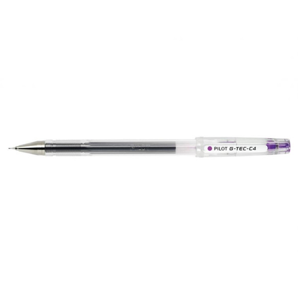 PILOT G-TEC-C4 MICRO FINE POINT 0.4MM VIOLET PEN,PACK OF 12 PIECES