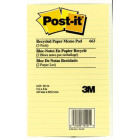 POST-IT 3M 663 (127X203MM) 5"X8" STICKY NOTE LINED YELLOW, PACKET OF 2PCS