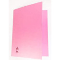 PREMIER (203 x 330 MM) SQUARE CUT FOLDER FASTNER FS PINK