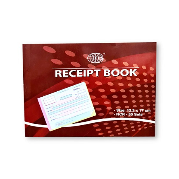 FIS RECEIPT BOOK 50 SETS 12.2 X 17 CM FSCL6 ENGLISH/ARABIC 