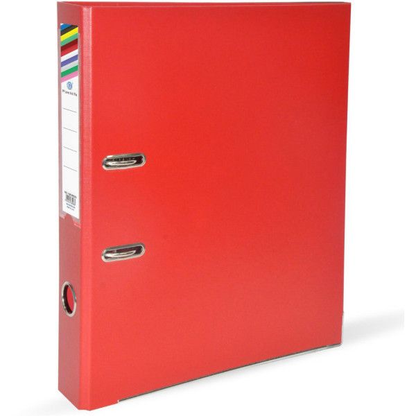 FIS PVC BOX FILE 6-PIECE RED 8CM FSBF8PREFN F/S 