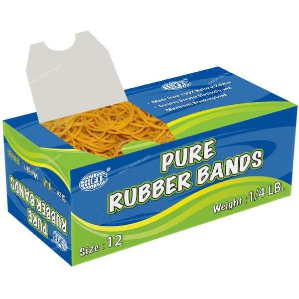 FIS PURE RUBBER BANDS 12 SIZE 1/4 LB