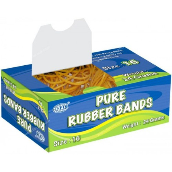 FIS PURE RUBBER BANDS 16 SIZE 24 GRAMS