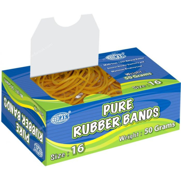 FIS PURE RUBBER BANDS 16 SIZE 50 GRAMS