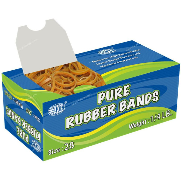 FIS PURE RUBBER BANDS 28 SIZE 1/4 LB