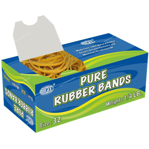 FIS PURE RUBBER BANDS 32 SIZE 1/4 LB