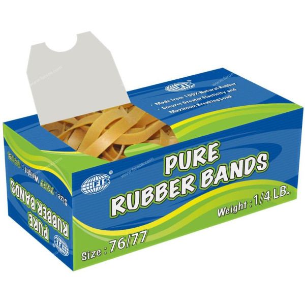 FIS PURE RUBBER BANDS 76/77 SIZE 1/4 LB