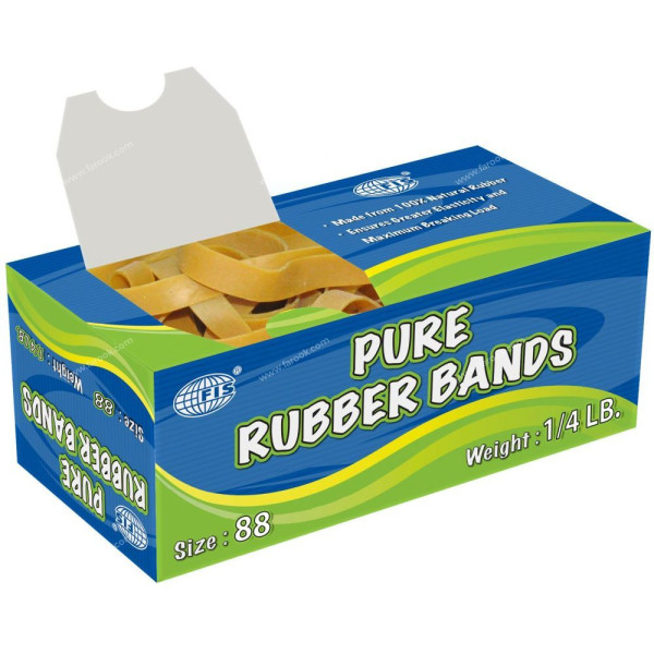 FIS PURE RUBBER BANDS 88 SIZE 1/4 LB