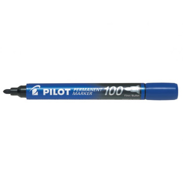PILOT PERMANENT MARKER SCA-B RED BROAD/CHISEL TIP, BOX OF 12 PCS