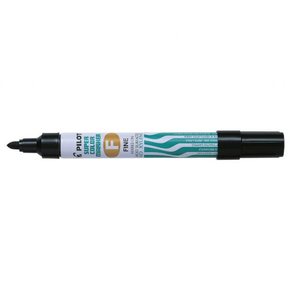 PILOT PERMANENT MARKER SCA -F BLACK BULLET TIP, BOX OF 12 PCS 