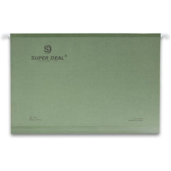 SUPER DEAL HANGING FILE A4 242MM X 310MM GREY 50 PCS, 16121A-BE