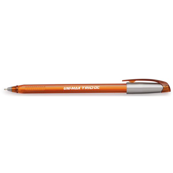 UNIMAX TRIO DC 1.0MM BALLPEN RED, BOX OF 50 PCS