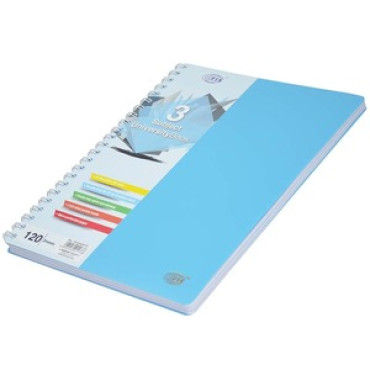 FIS EXERCISE NOTEBOOK SINGLE LINE WITH LEFT MARGIN & 1 SIDE PLAIN,200 PAGES,FSEBPSL200N,6 PIECES